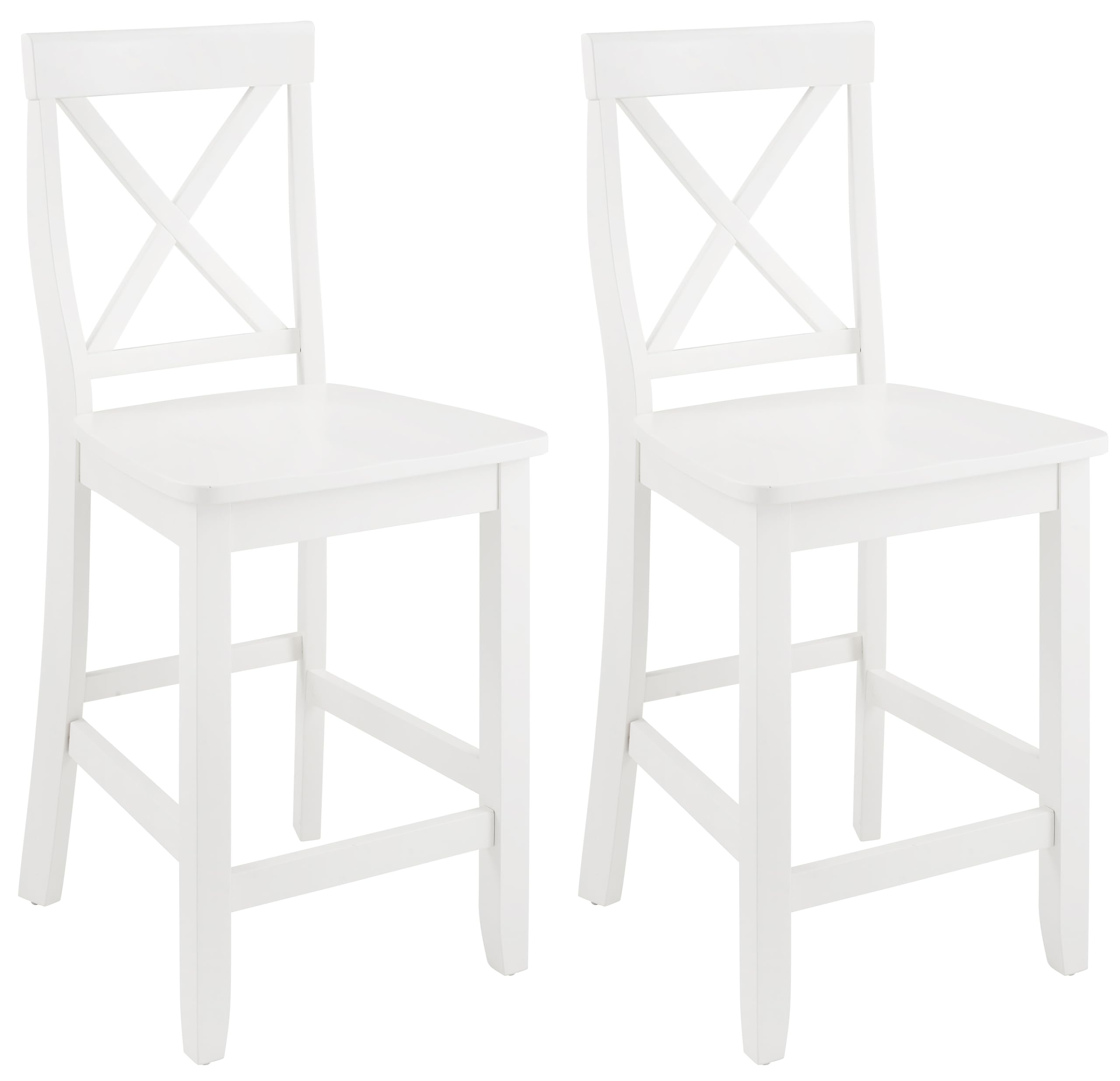 Amazon｜Crosley Furniture Xバックバースツール(2個セット) 24インチ