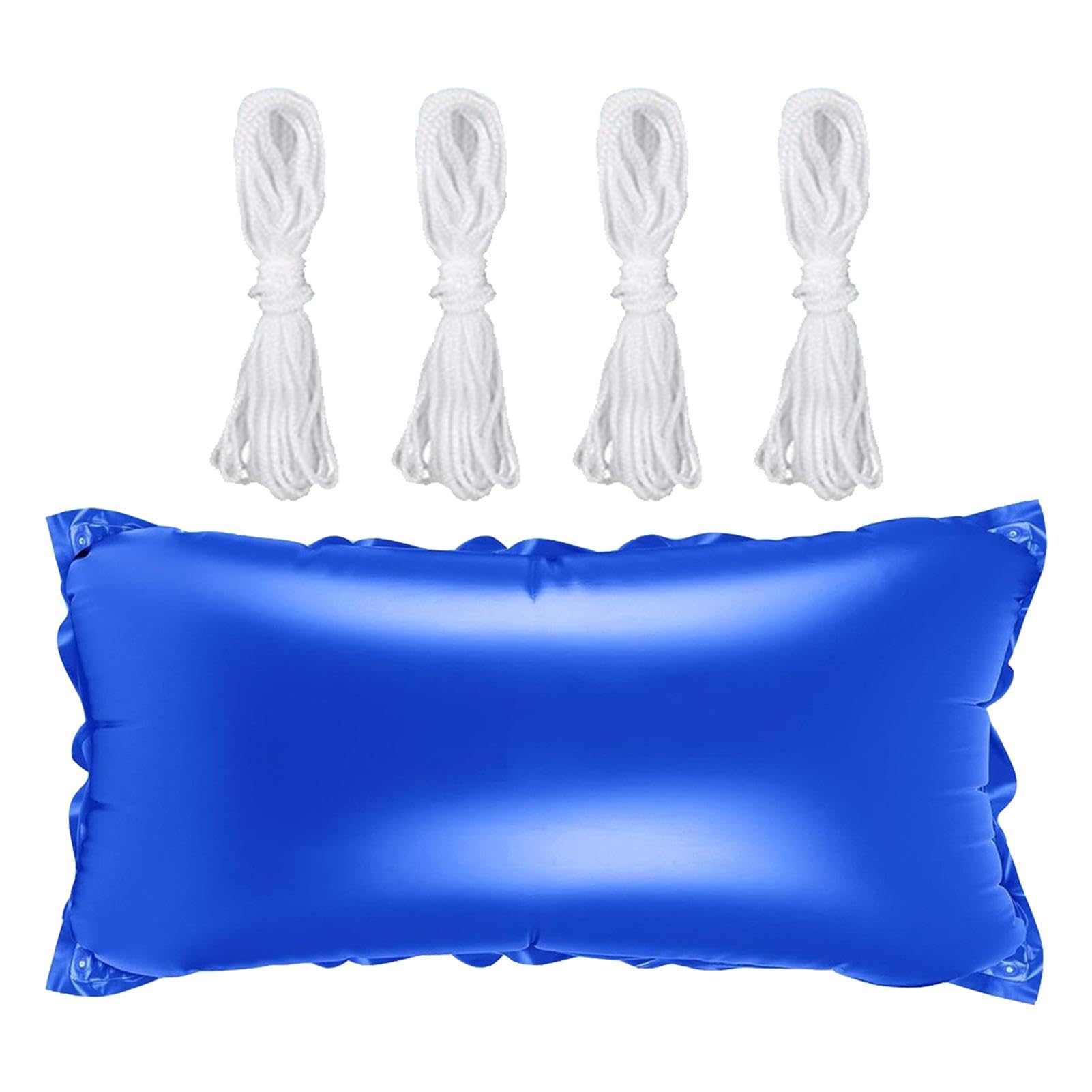 Almohada Inflable para Piscina | Almohada Aire para Piscina Resistente al frío Cojín de Aire para Piscinas para el Invierno Kit de Cierre Piscinas para el Invierno, con Cuerda de 4 Metros