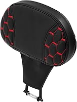 Vista 5 de SLMOTO Asiento de pasajero de perfil bajo con costuras hexagonales para Harley Touring Road King Street Glide Road Glide Electra Glide CVO 2009-2023