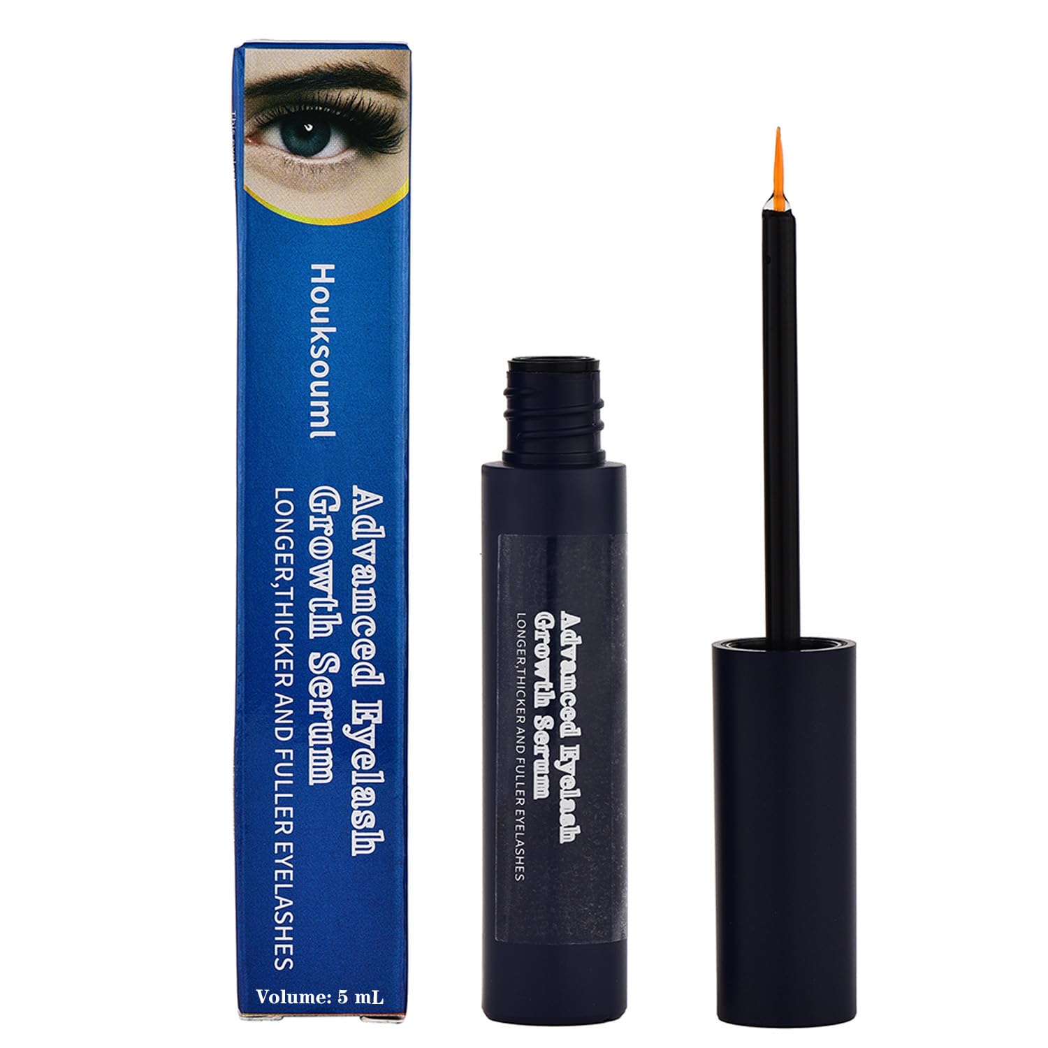 Advanced Eyelash Growth Serum for Lash: Premium Lash Enhancer for Natural Thicker and Longer Lashes – Booster for Enhanced Eyelash Thicknes (Blue, 1