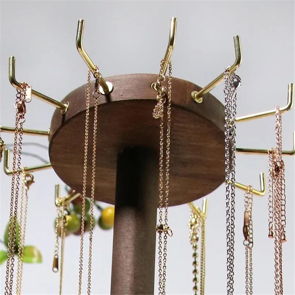 FMURY Jewelry Necklace Holder Manager Holder Circular Bracelet Organizer Pendant Necklace Rings Display Holder