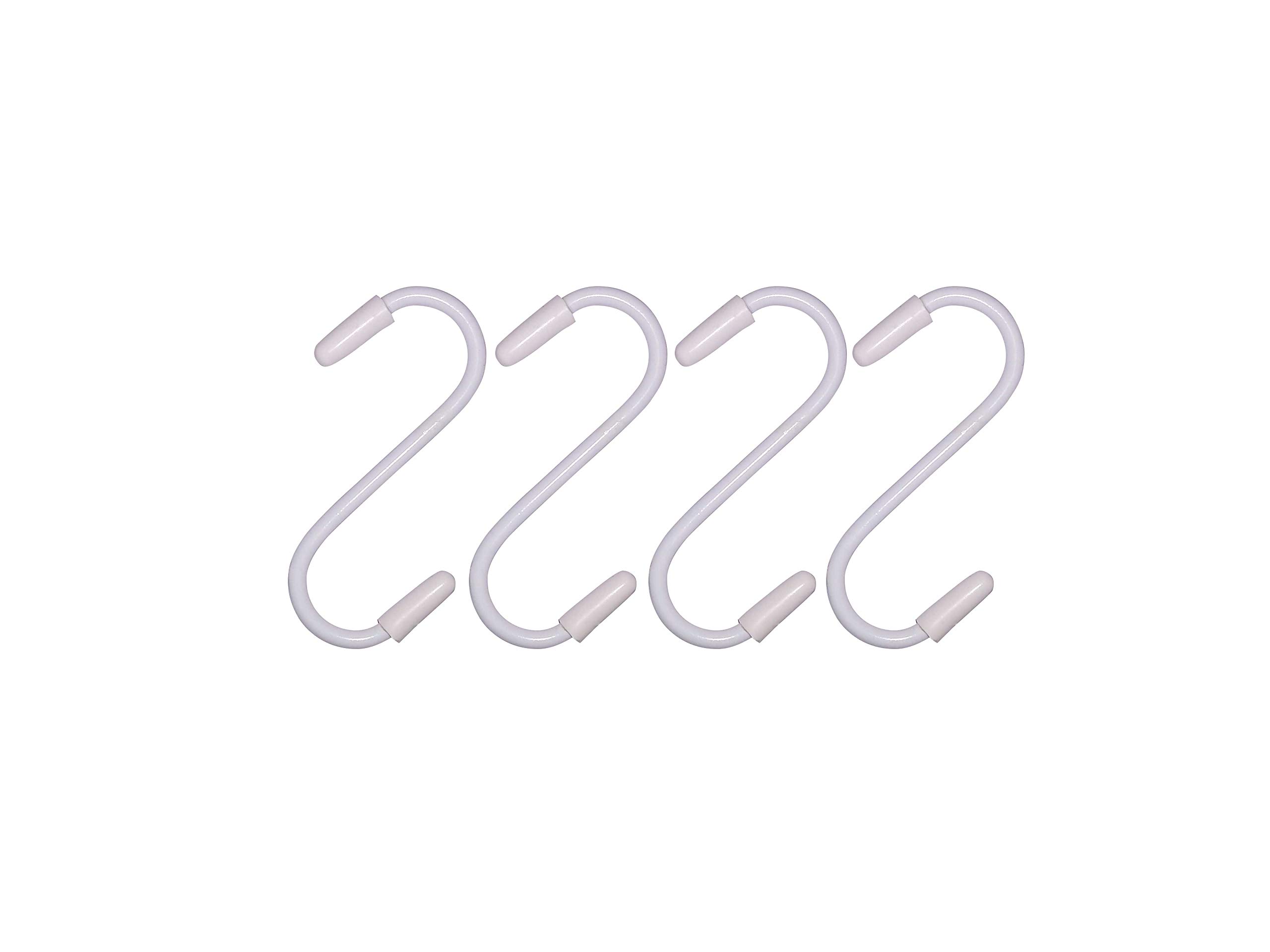 Right Product Metal White Hook Hanging Hooks 4 pcs (10 cm)