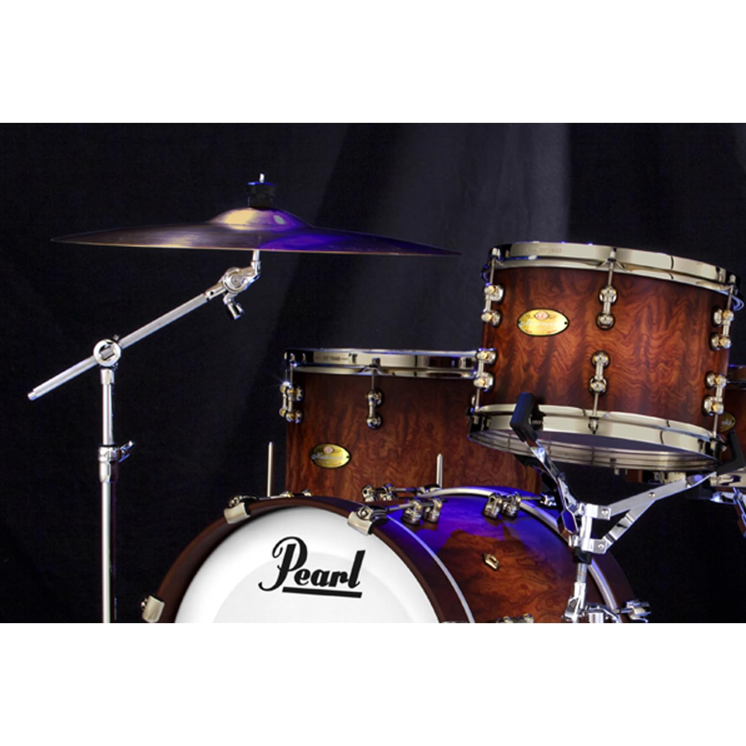 Pearl BC-150S Flatbase Galgen-Beckenständer + keepdrum Drumsticks 1 Paar