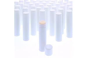 Bulk Blank Lip Balm Tubes - 50 Pack