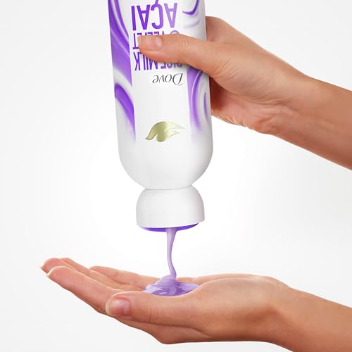 Dove Plant Milk Cleansing Body Wash Acai & Rice Milk For Women 17.5 fl oz - image 3