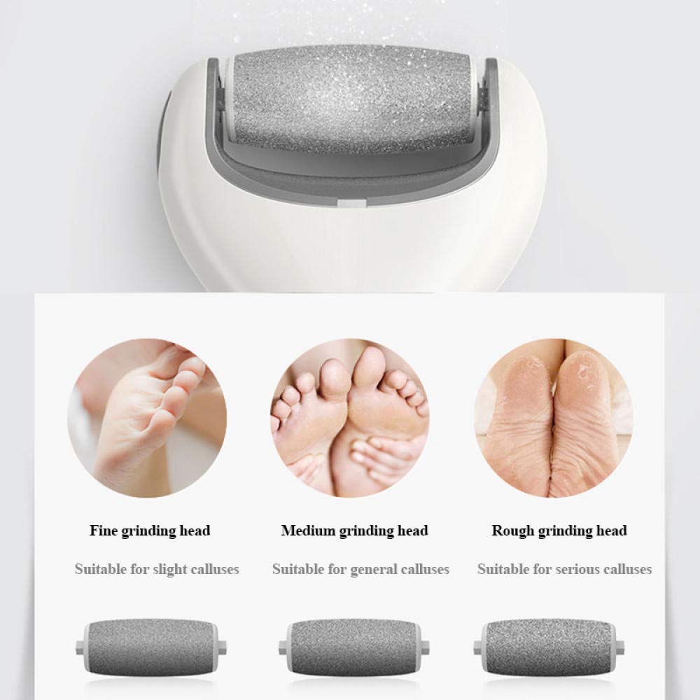 Herramienta de pedicura eléctrica USB lima de pie cutícula seca dura eliminación de piel cuidado de los pies
