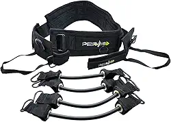 PER4M Jump Trainer para treinamento atlético e de resistência, preto