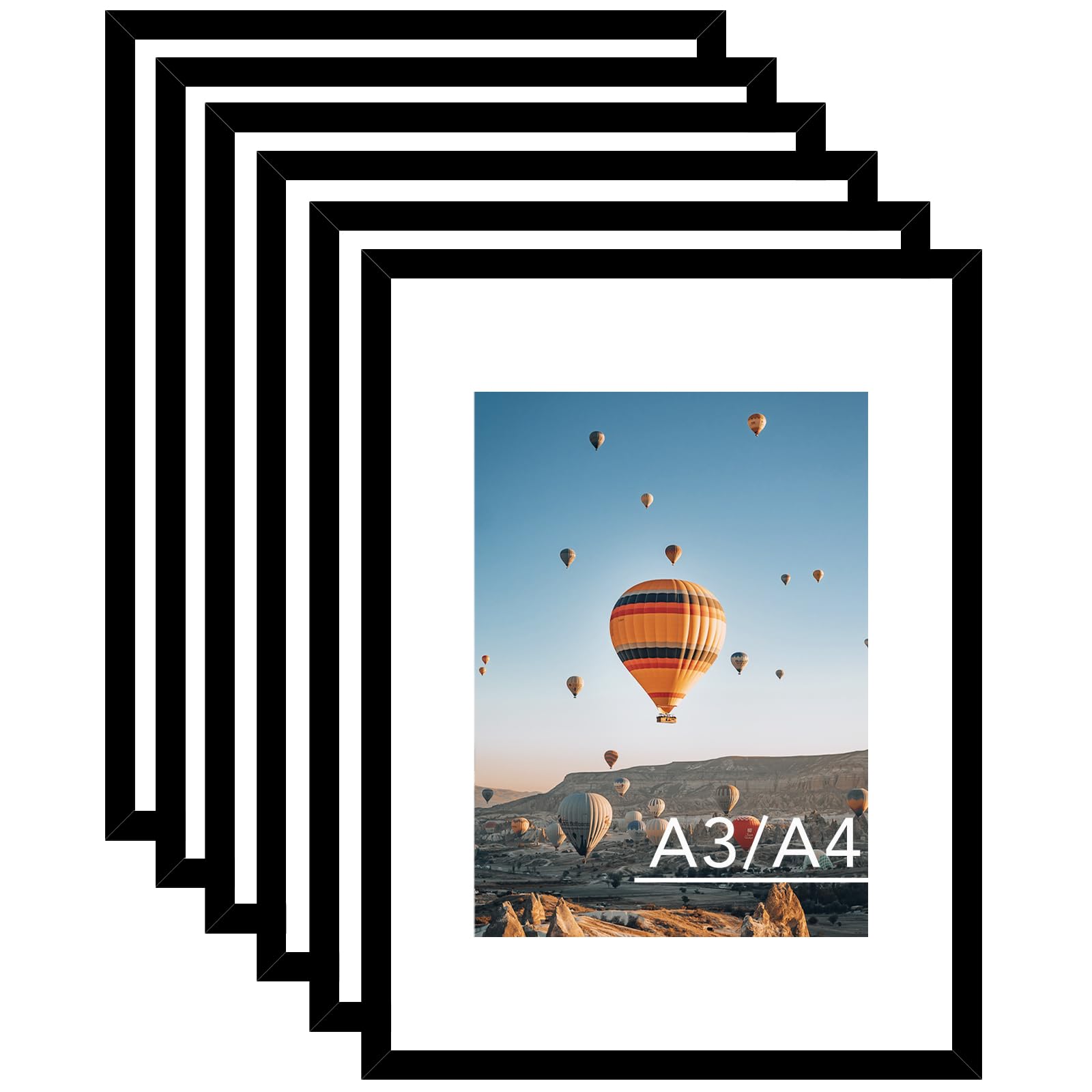 JCJMY A3 Frame Set of 6
