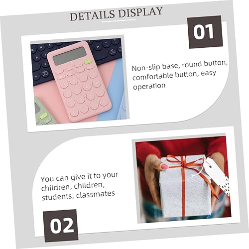 Miniatura 5 de LALAFINA Calculator Eight Office Calculadora Caculator School Supply Calculating Device Tool Student Mini Plastic