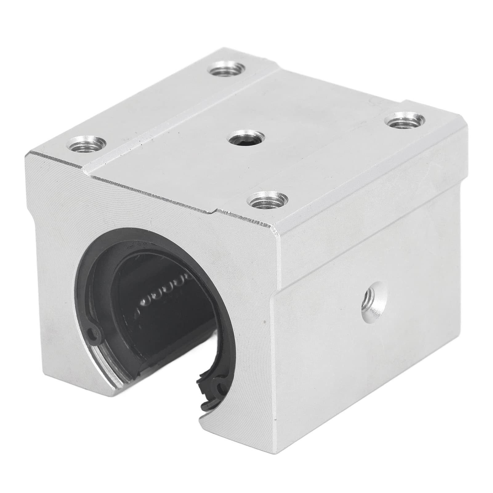 SBR30UU Linear Motion Slider Block Aluminum Alloy Low Friction Low Noise Bearing Sliding Block Replacement for CNC Machine