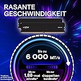 Crucial Pro RAM 48Go Kit (2x24Go) DDR5 6000MHz, Intel XMP 3.0 / AMD Expo, PC Mémoire - CP2K24G60C48U5 - 2