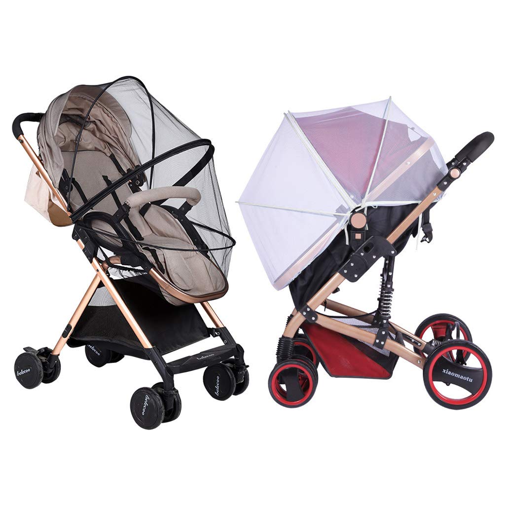Baby-Kinderwagen-Netz für Kinderwagen, zusammenklappbar, Zubehör für Kinderwagen, Kinderwagennetz