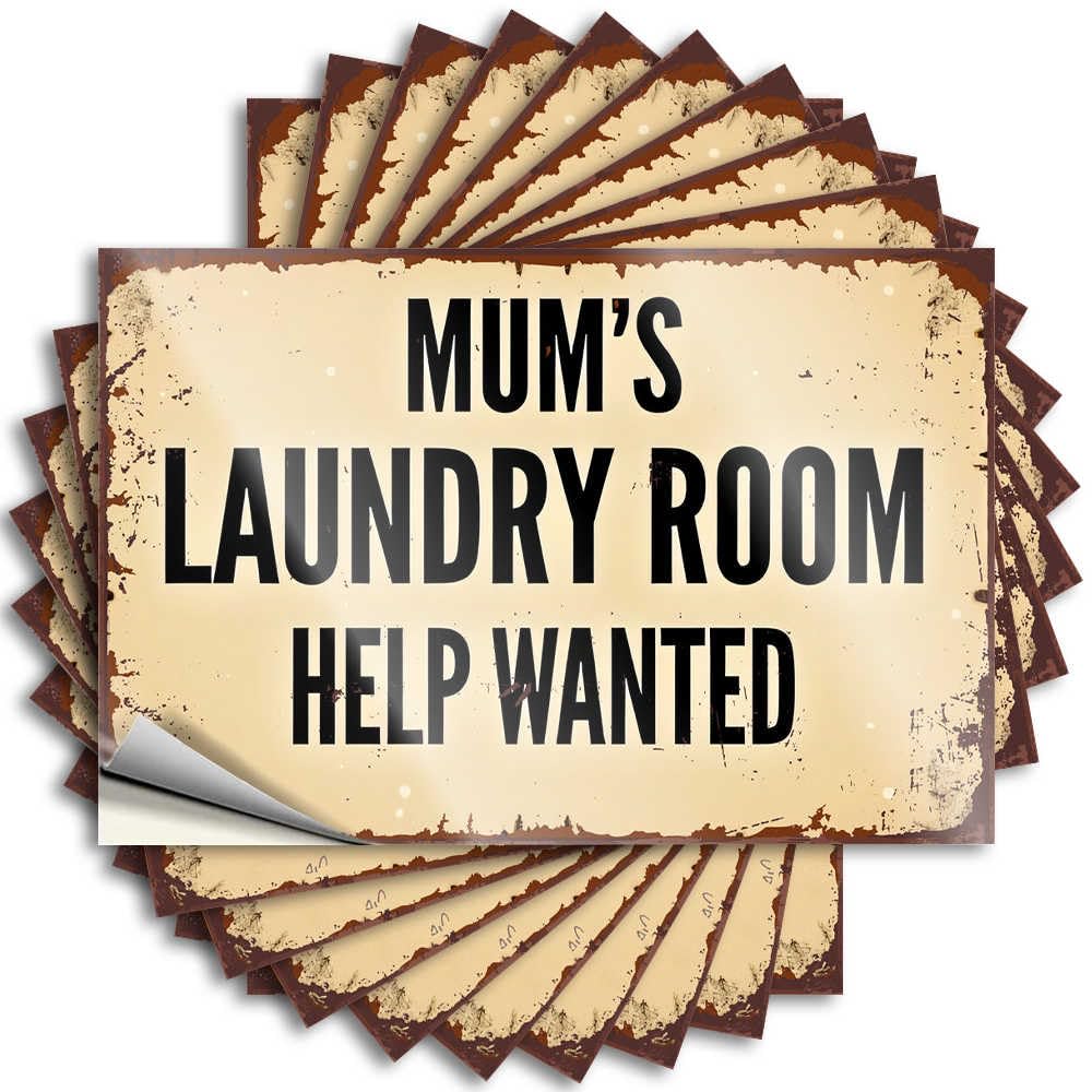 Abipuir Car Stickers and Decals Join Mum's Laundry Room Team! Stickers 10Pcs Car Stickers for Women Decals for Cars(8X12CM)