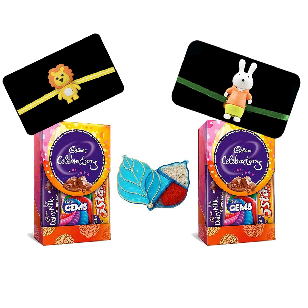 Natali Traders Rakhi for Kids Set of 2 with Chocolate, Cartoon Rakhi Combo Pack of two For Girls and Boys, Younger Brother, nephew with Roli Chawal (B07VB32QXS) Amazon Price History, Amazon Price Tracker