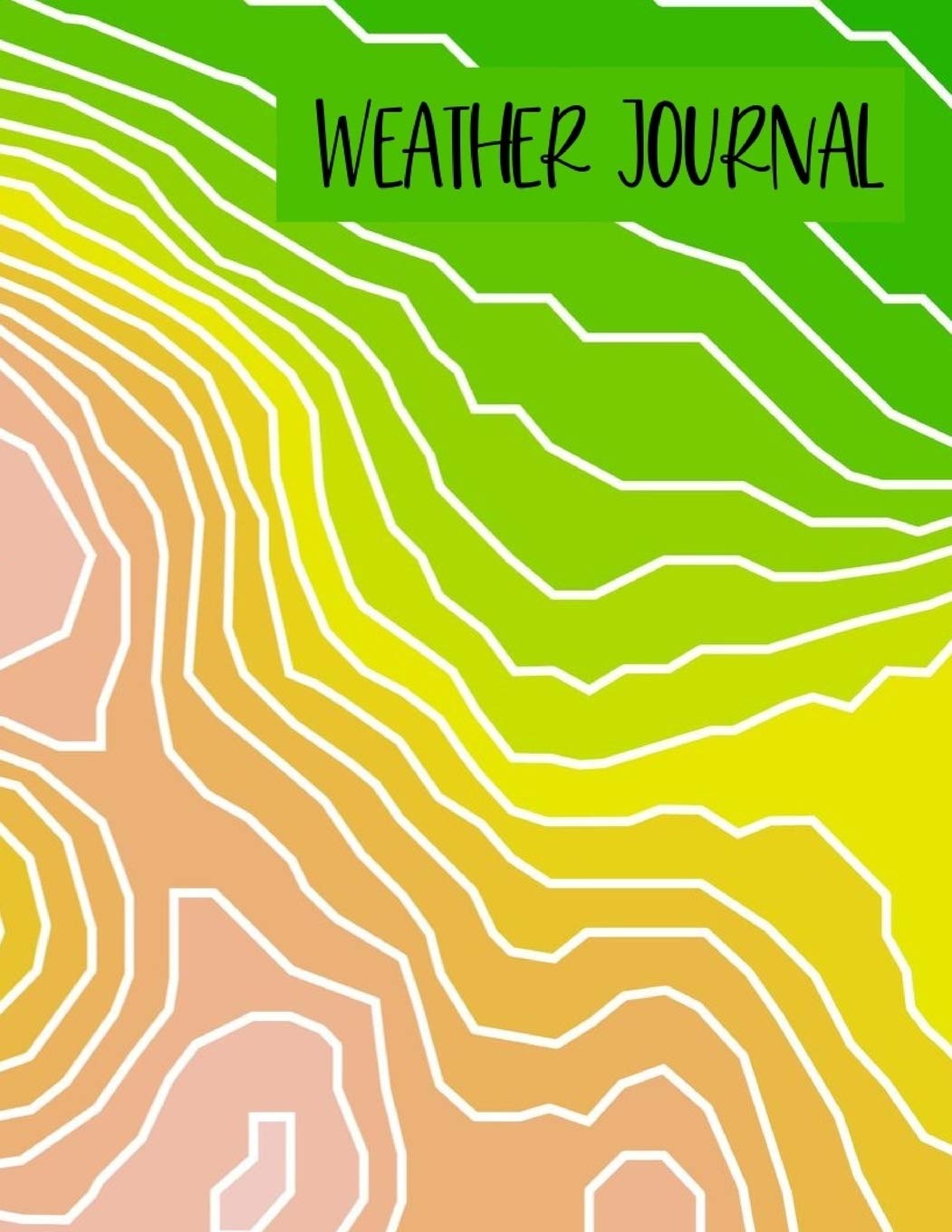 Weather Journal: LARGE Weather Log Book Meteorology Gift For Weather Watchers and Amateur Meteorologists. Isobars Cover.