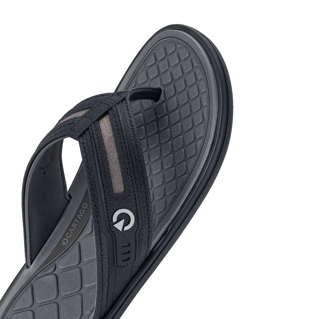 Cartago Veneto II Thong AD, talla 39.5 EU AW279 – Black Black Grey 39.5