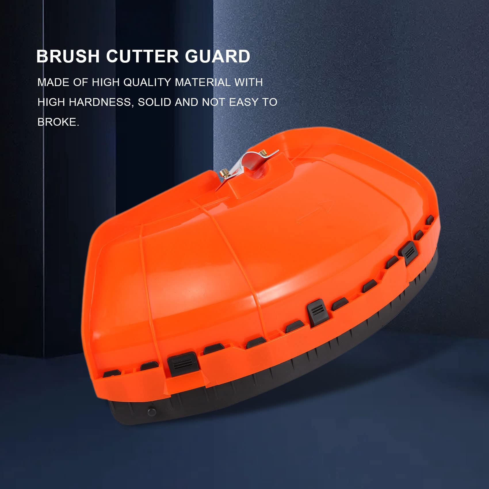 Bouclier de coupe universel, protection efficace et robuste des lames d'herbe, pour divers outils de jardin et l'entretien de la pelouse, design léger pour l'espace de rangement et le confort,
