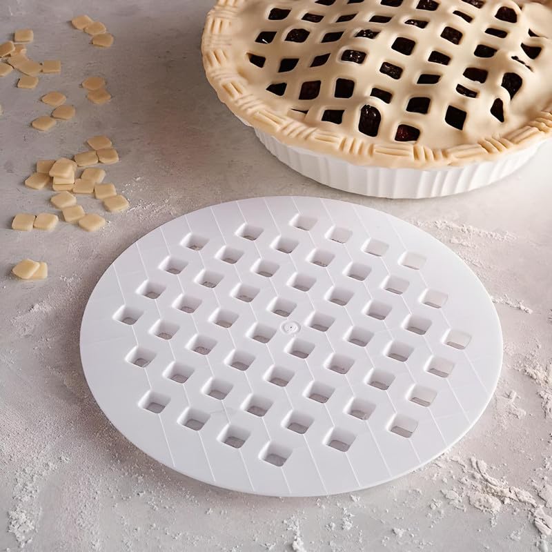 OCS Parts Pro Chef Series Pie Crust Lattice Design Cutters | 9.75-Inch Pie Cutter Creates Perfect, Professional Lattice Designs for Home Kitchens or Commercial Bakeries