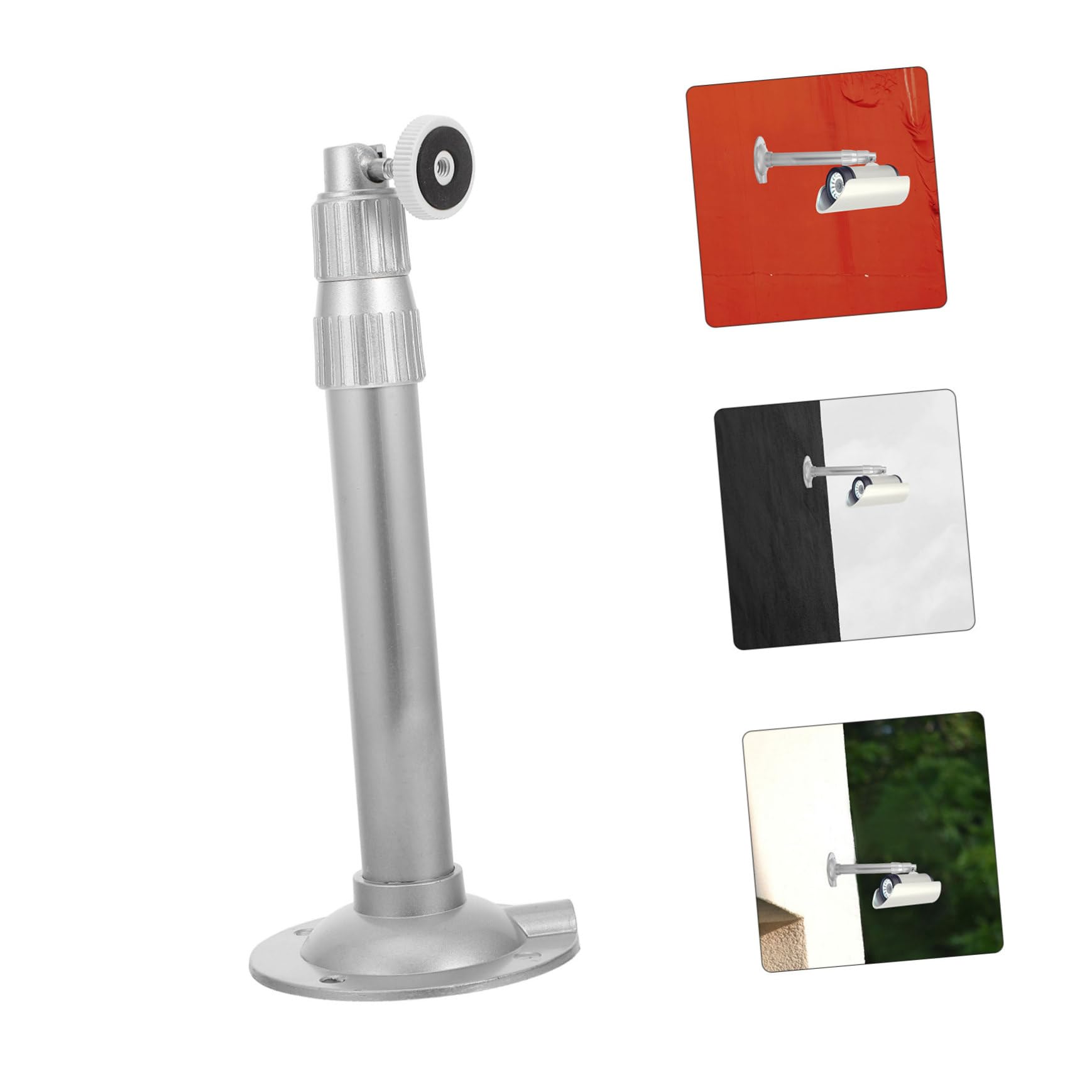 balacoo Ceiling Holder for Camera Security Stand Wall Mounted Stand Support for Indoor Camera Mount Mounting House Bracket Home Convenient Camera Holder Camera Stands Silver Aluminum Alloy