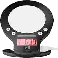 Amazon.co.jp : moonmoon 目覚まし時計 光 inti4s ブラック