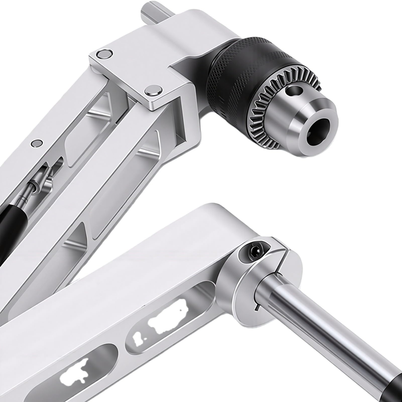 Generic Pionowy, Poziomy Wspornik do Gwintowania Solidne ramię Podporowe do Gwintowania Wiertarki Elektrycznej Narzędzie ze Stopu Aluminium 130 Mm