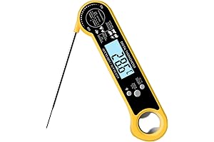 XION Kitchen Meat Thermometer Probe-4.3in Food Grade Ultra FAST Digital Cooking Kitchen...