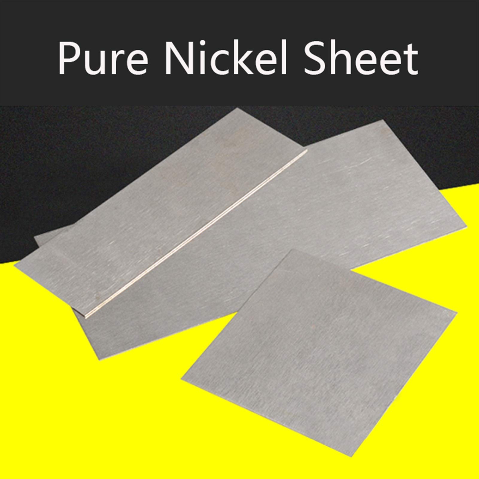 Xianglaa-Piccola piastra in metallo Pure Nickel foglio di nichel alta purezza piastra di nichel elettrodi for l'anodes sperimentare l'industria alcalino materiale fai da te, Riparazioni elettriche