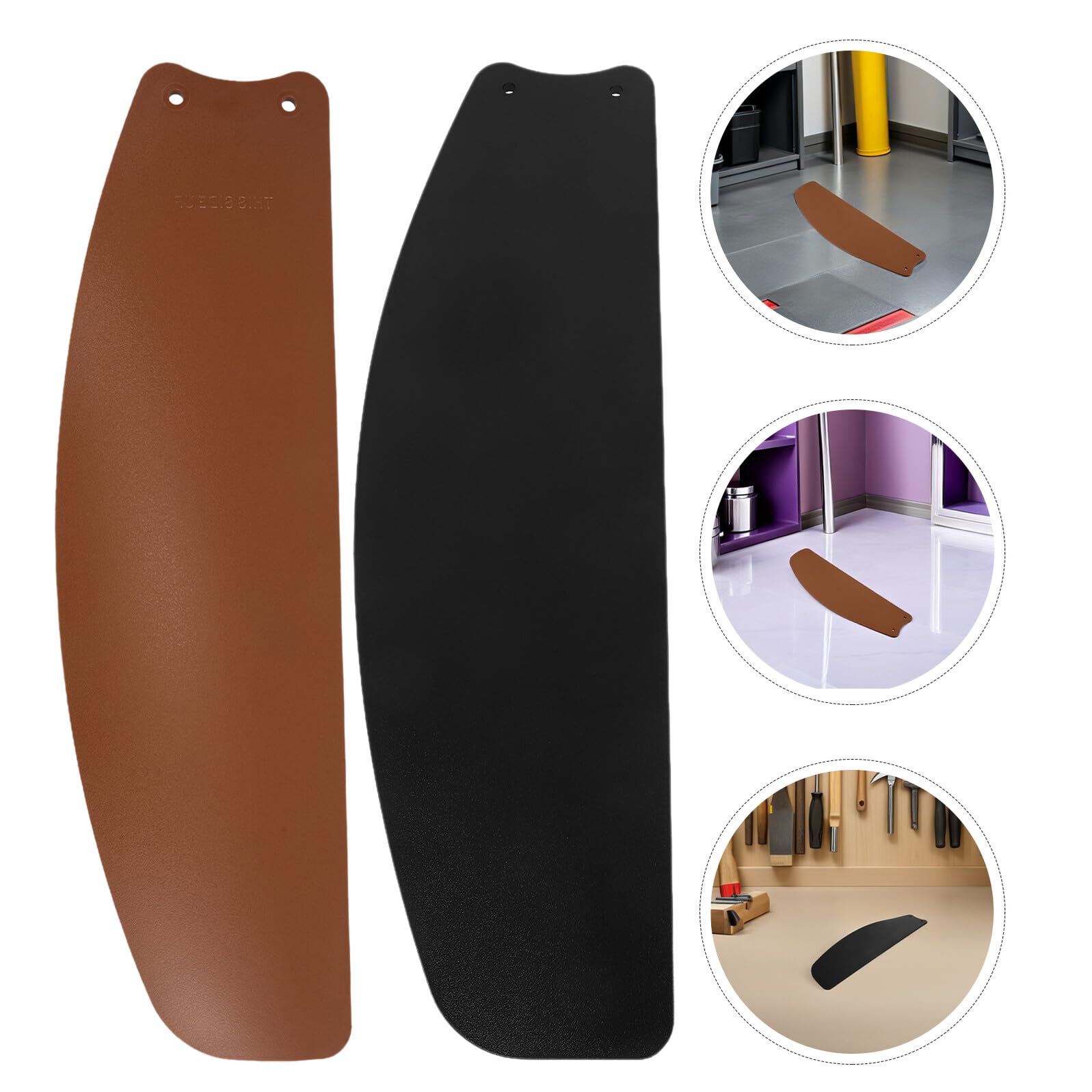 Toyvian Aspas de Ventilador de Techo 40 Pulgadas Plástico Resistente Intemperie, Juego 5 Piezas (2 Negro Arena 3 Amarillo Arena) para Reemplazo en Interiores y Exteriores