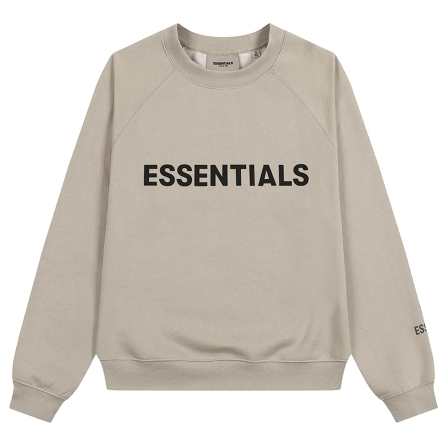 ESSENTIALS トレーナー 長袖 丸襟 Tシャツ エッセンシャルズ クルーネック スウエット メンズ レディース 人気 大きいサイズ パーカー 春 秋 冬服 Front Printed Crewneck Sweatshirt [並行輸入品]