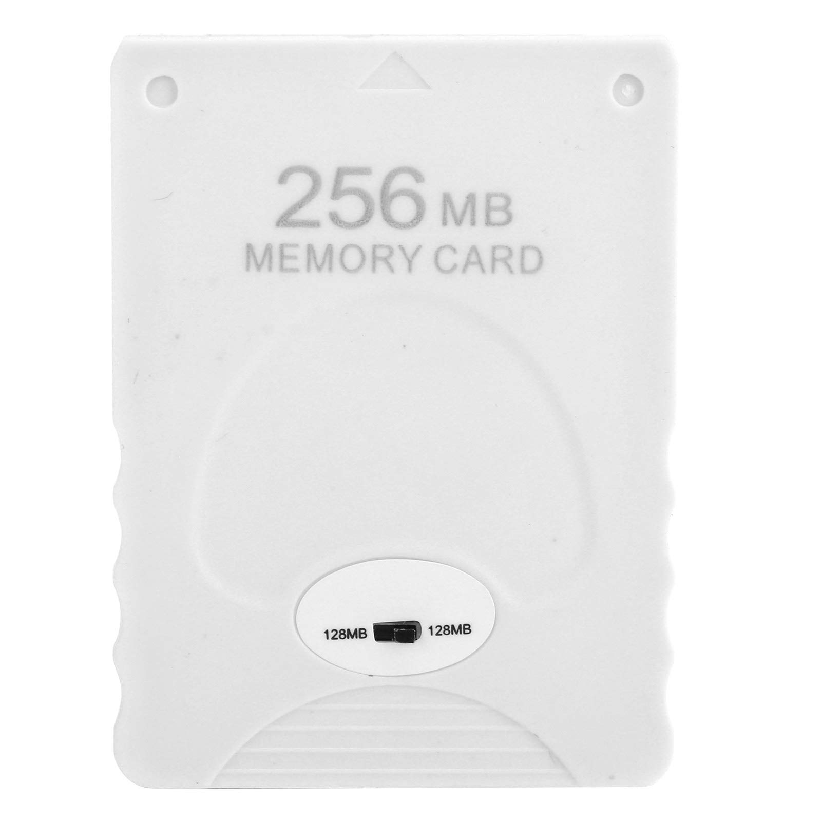 Memory Card for PS2 Advanced Tech Strong Compatibility Practical Memory Card Larger Storage Capacity for PS2 Home Players PlayStation 2(white)