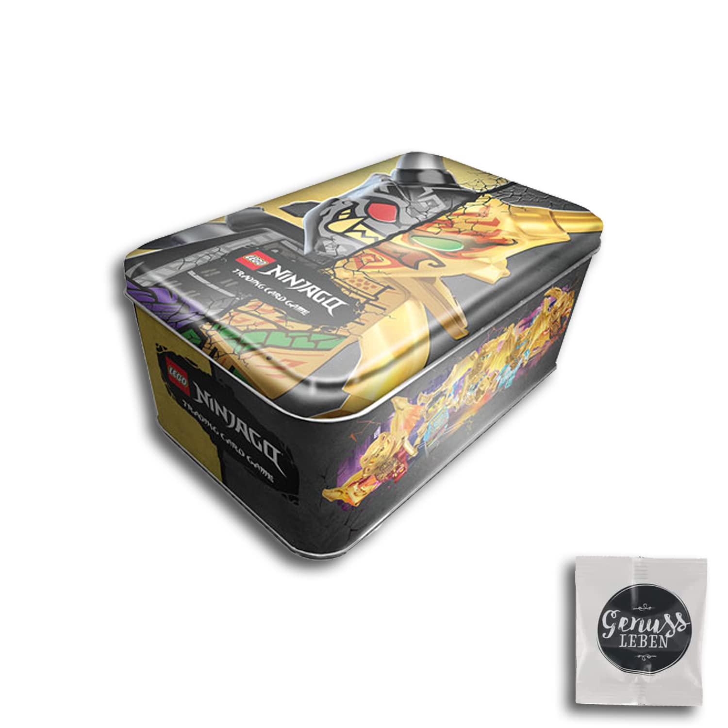 Genussleben Lego Ninjago Series 8 XXL TIN-Dose mit 8 Boostern und
