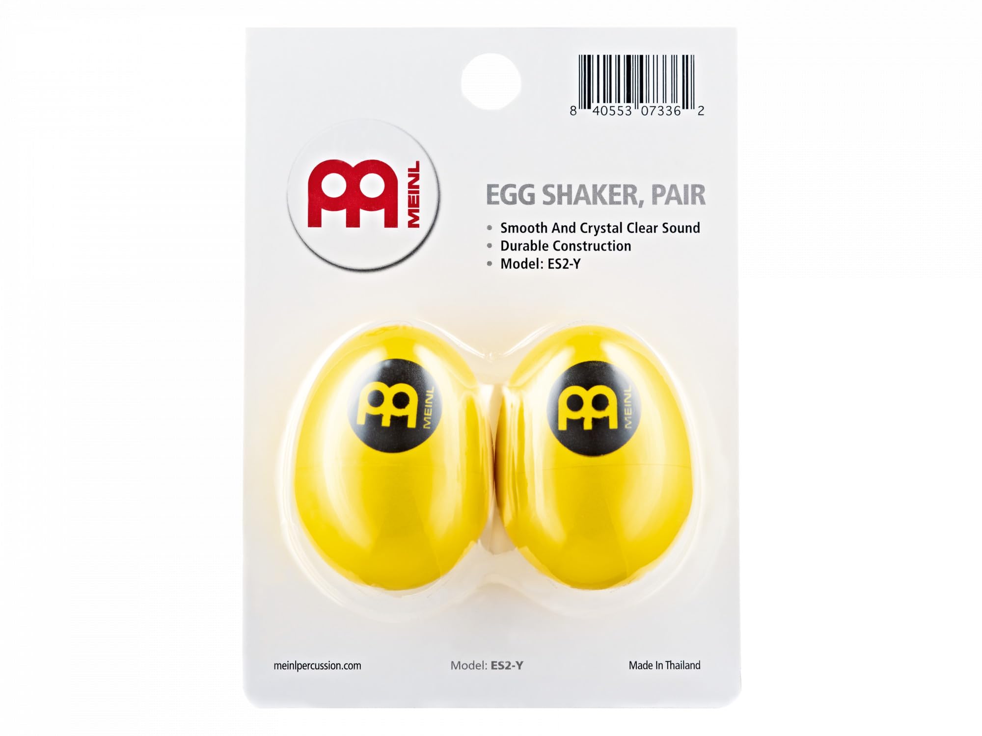 Meinl Egg Shaker ES2-Y, Yellow - Shaker