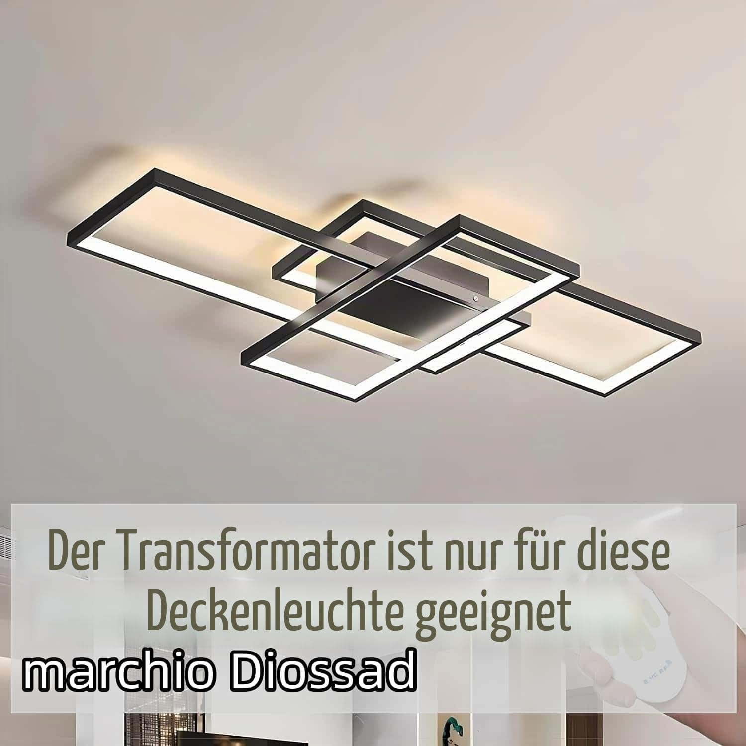Zubehör für Diossad Deckenleuchten-Treiber, geeignet für Diossad Transformator