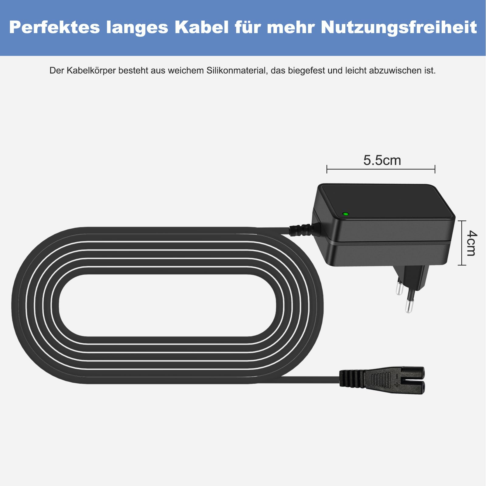 16.8V Ladegerät Geeignet für Aiper Scuba S1 Akku Roboter Pool Reiniger Kompatibel mit Aiper Scuba S1 E1 14.4V Li-Ionen Battery Cordless Akku Roboter Pool Staubsauger Ladegerät Adapter