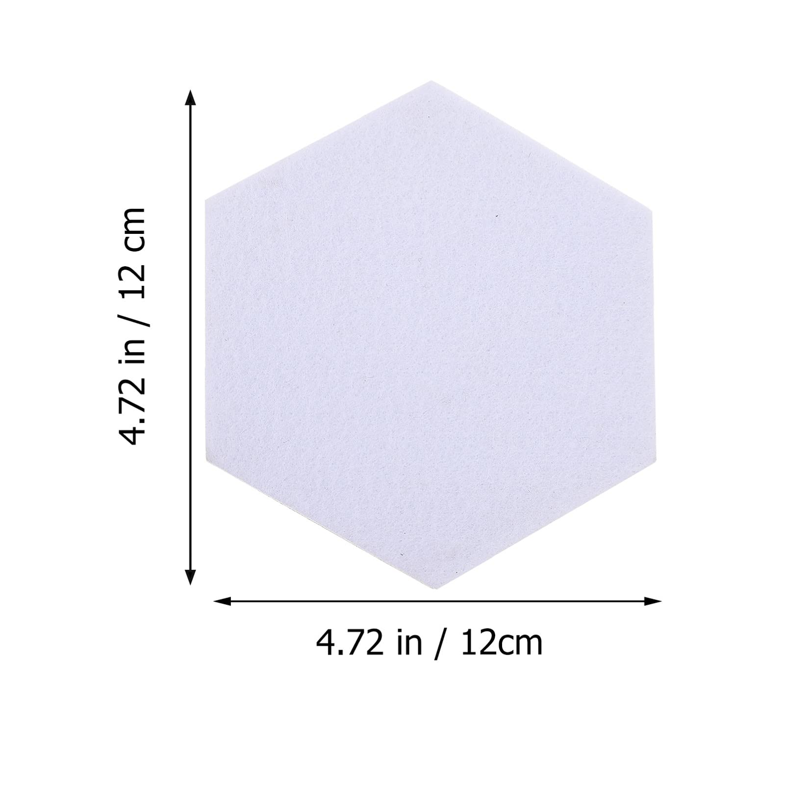 PartyKindom 12stücke Hexagon Filz Pinnwand Selbstklebende Wanddekoration Für Fotos Notizen Und Kunstwerke Installieren Farbenfroh Für Büro Und Zuhause