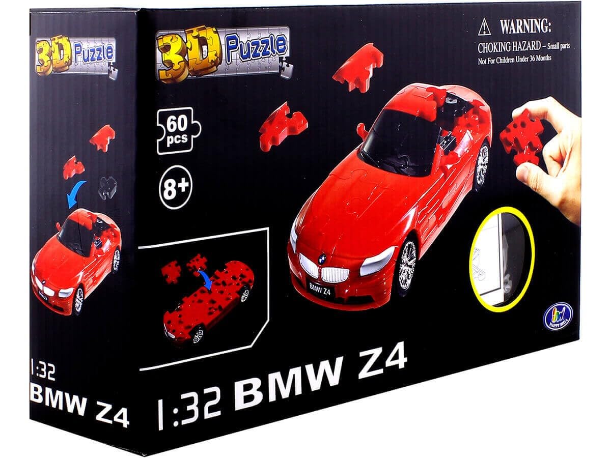 herpa Fun 3D Puzzle 80657080 - BMW Z4, red