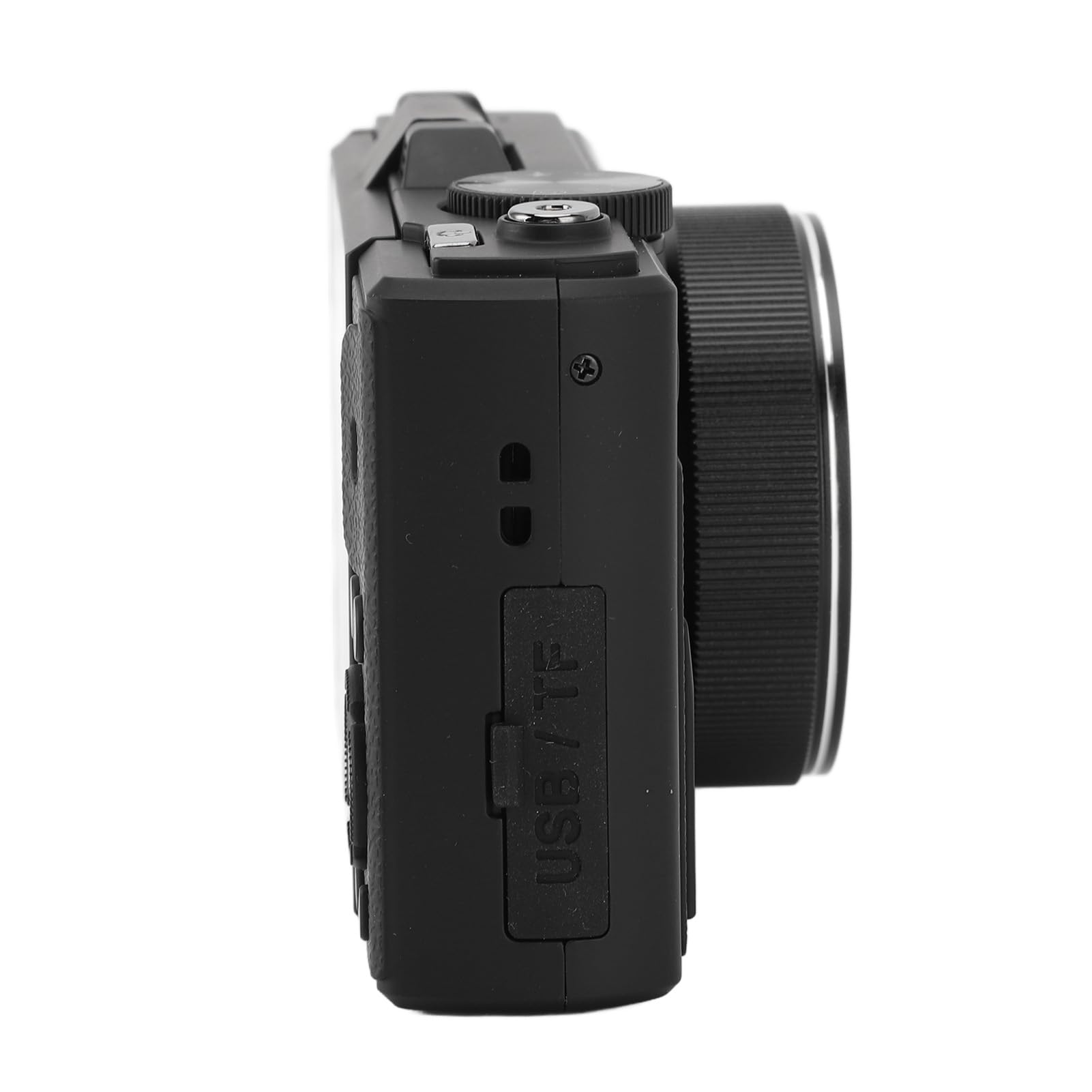 Cámara Digital de 5k HD y 75MP 18x Zoom Digital - Cámara de Vlogging WiFi para Fotografía y Video, Enfoque Automático, Pantalla de 3 Pulgadas, 128 GB (no Incluido), 1150mAh (Black)