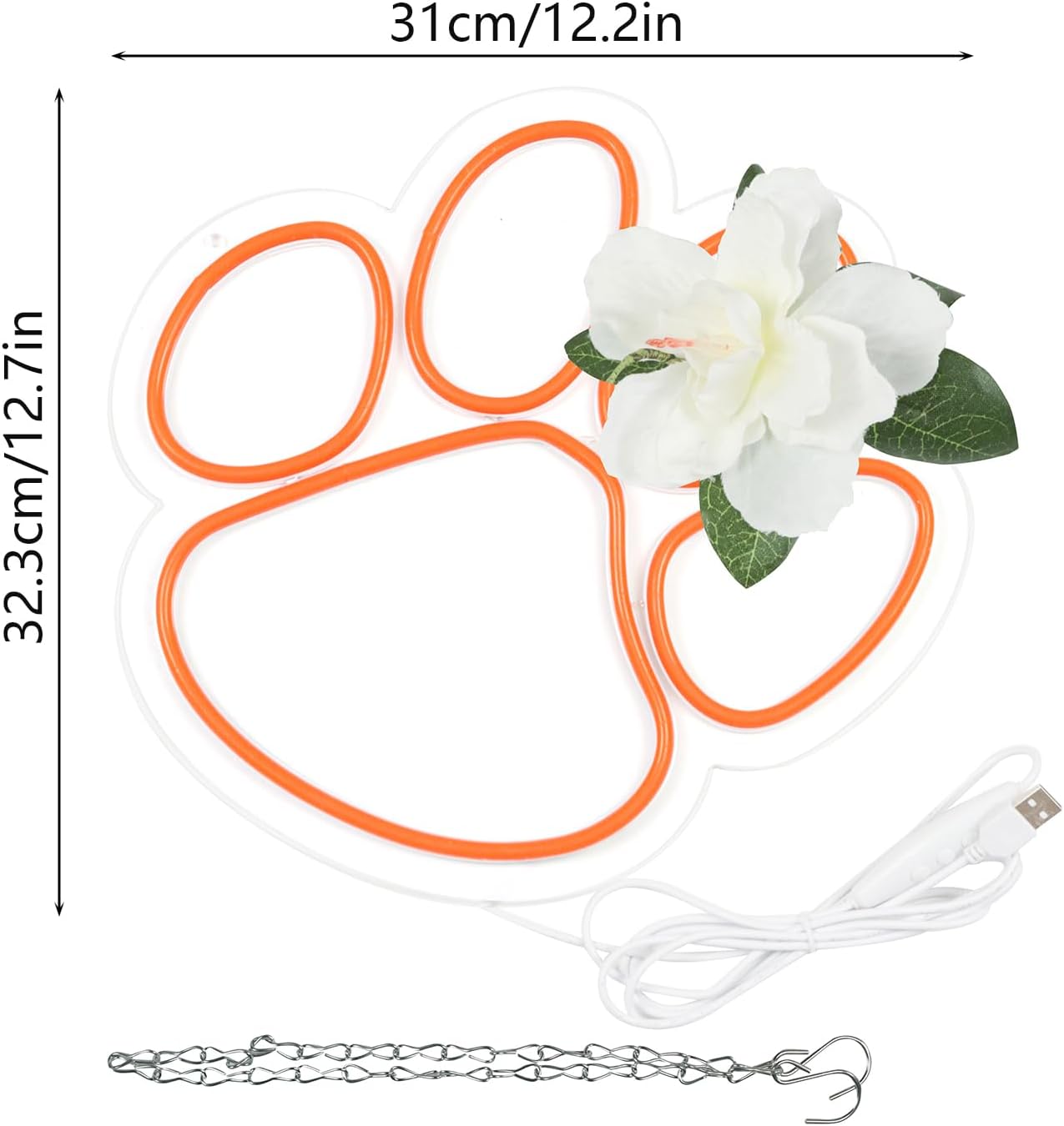 Balanar University Neon Sign for Wall Decor , LED Dimmable University Football Team Neon Light, College Team Logo Neon Light for Man Cave Dormitory Bar Club Birthday Party Garage Decoration12.2*12.7In - Image 7