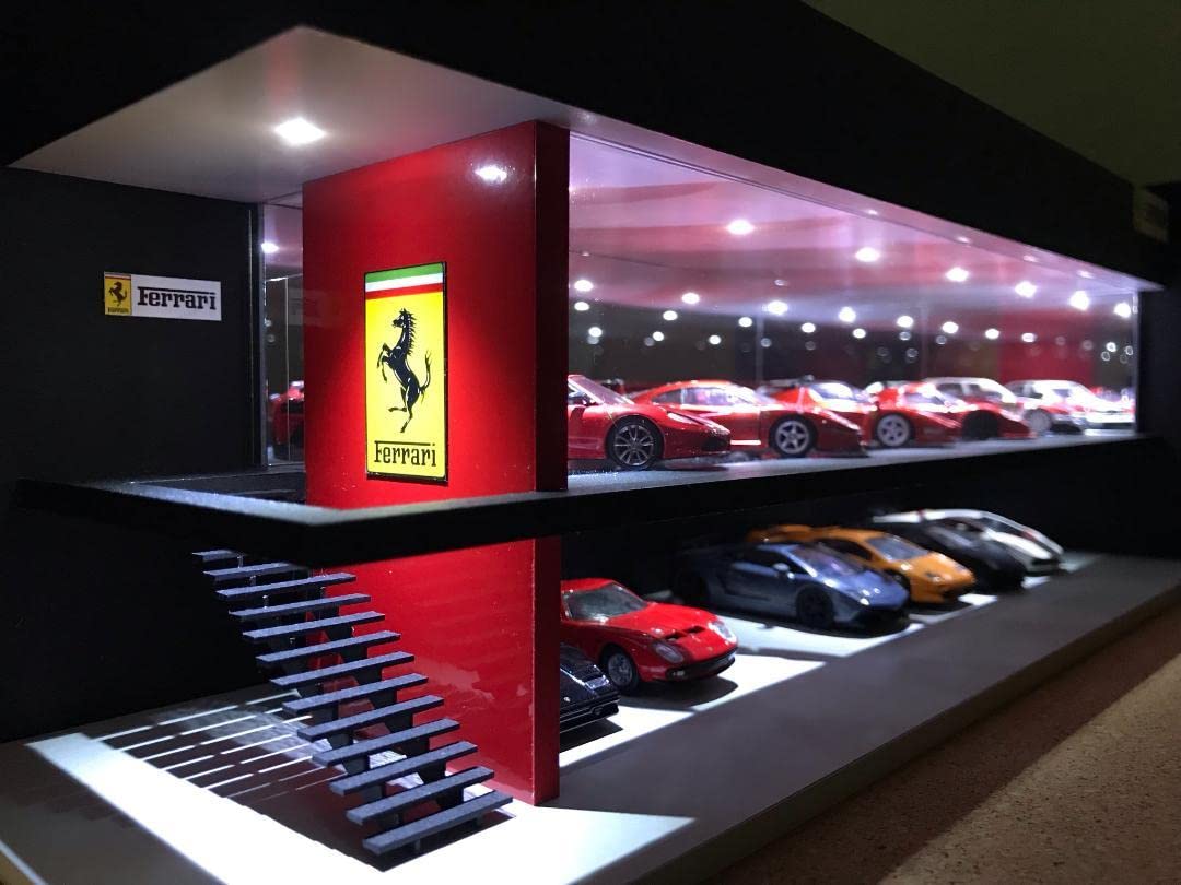 Amazon.co.jp: ミニカー専用ジオラマ：1/64 カーディーラーⅢ（光沢 