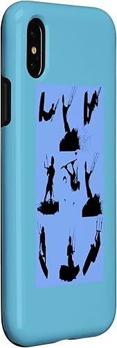 Miniatura 9 de iPhone 13 Pro Max Kitesurf Silhouette Photo Montage Black Pattern Case