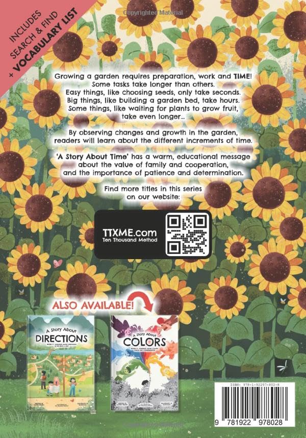 A Story About Time: Book 1 - Learning about increments of time as we grow a garden (Stories About Learning: An Educational Book Series) - Image 2