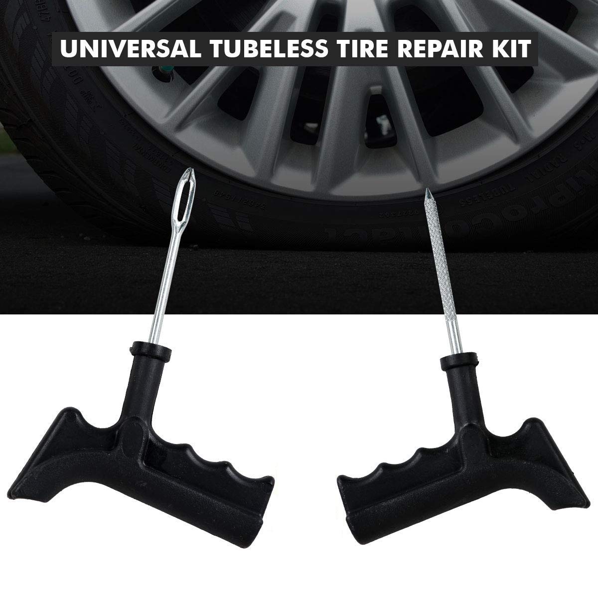 King Shine Tubeless Tyre Puncture Repair Kit For Cars & Bikes (Assorted) 2