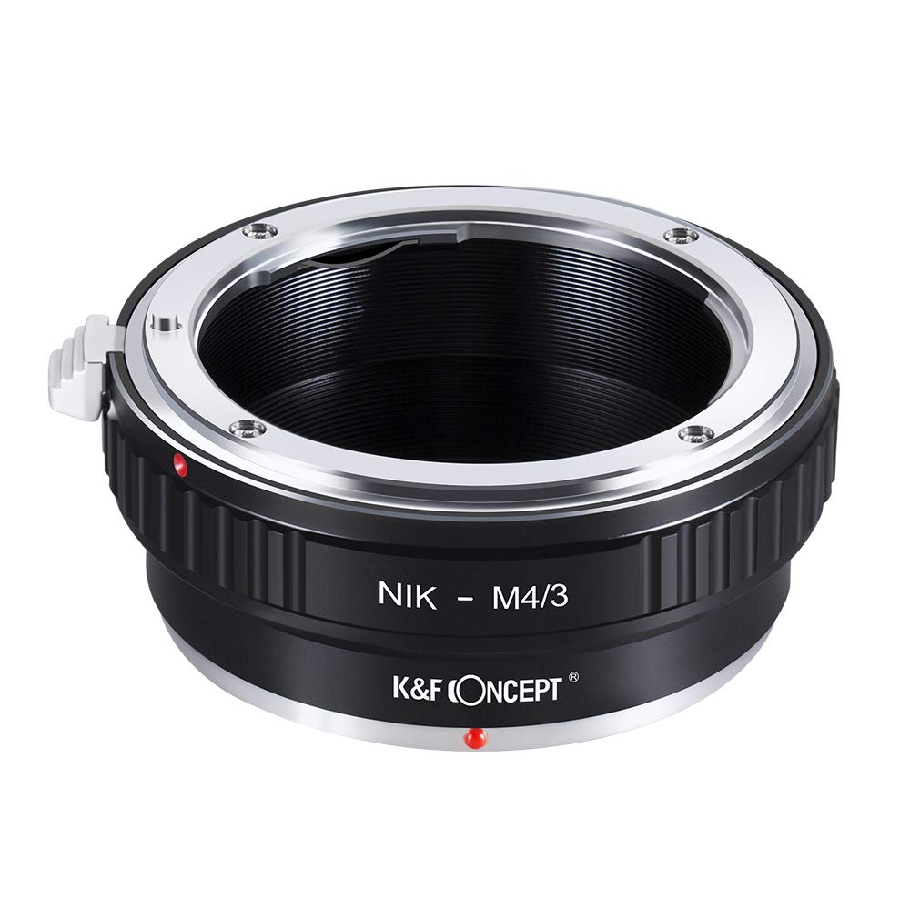 K&F CONCEPT Compatibile con Nikon AI Lente per Micro 4/3 Adattatore di obiettivo per Micro 4/3 M4/3 G1 GH1 GH2 GF1 Compatibile con Compatibile con Olympus Compatibile con Panasonic Camera