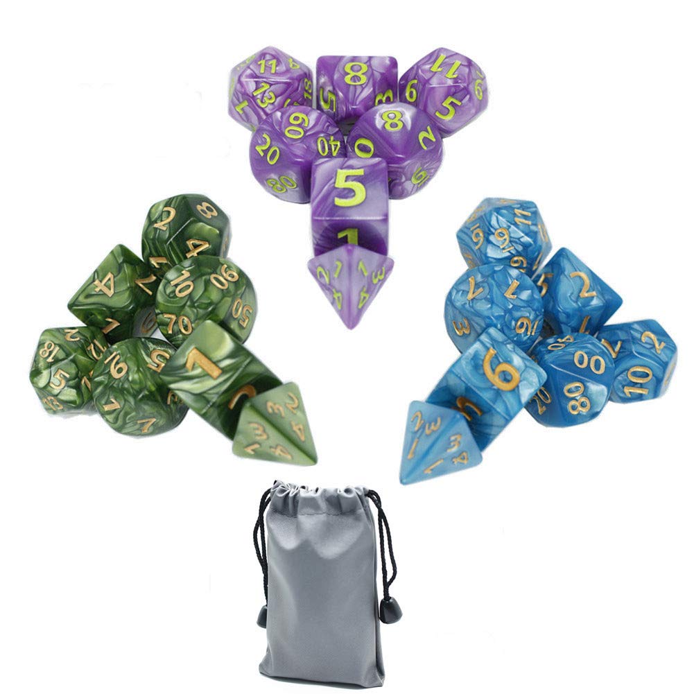 Amazon.com: 3 Pack 25mm Giant DND Dice Set for Dungeons and