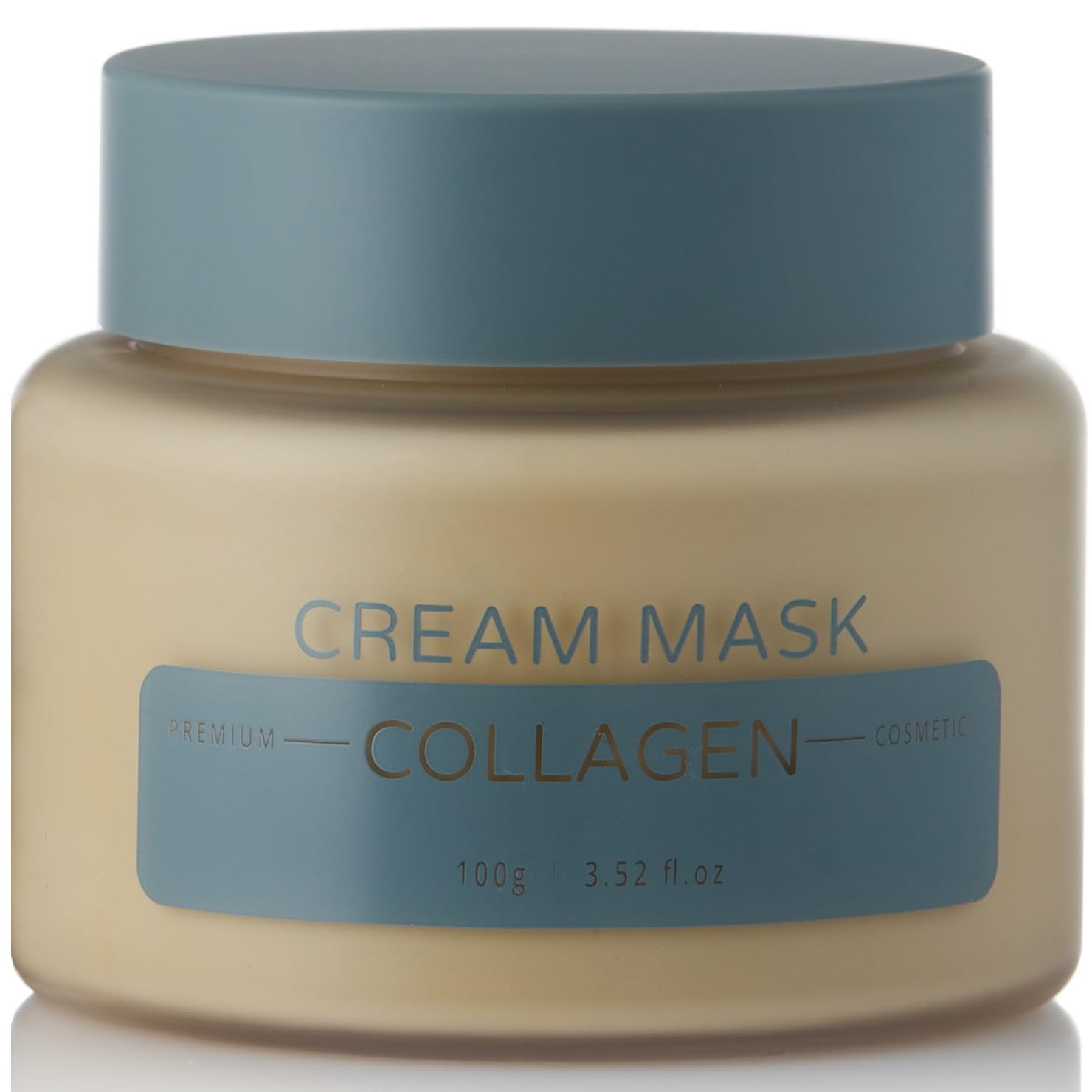 Yu.r Cream Mask Collagen – Regenerierende Tonerde - Maske mit Kollagen & Schneckenschleim - Glättende K-Beauty Pflege, 100g
