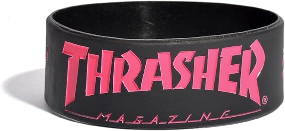 Amazon スラッシャー Thrasher ラバーバンド ラババン Thrrw100 ライブ フェス Rubber Band メンズ レディース キッズ アクセサリー ブレスレット ロゴ おしゃれ ジュエリー 通販