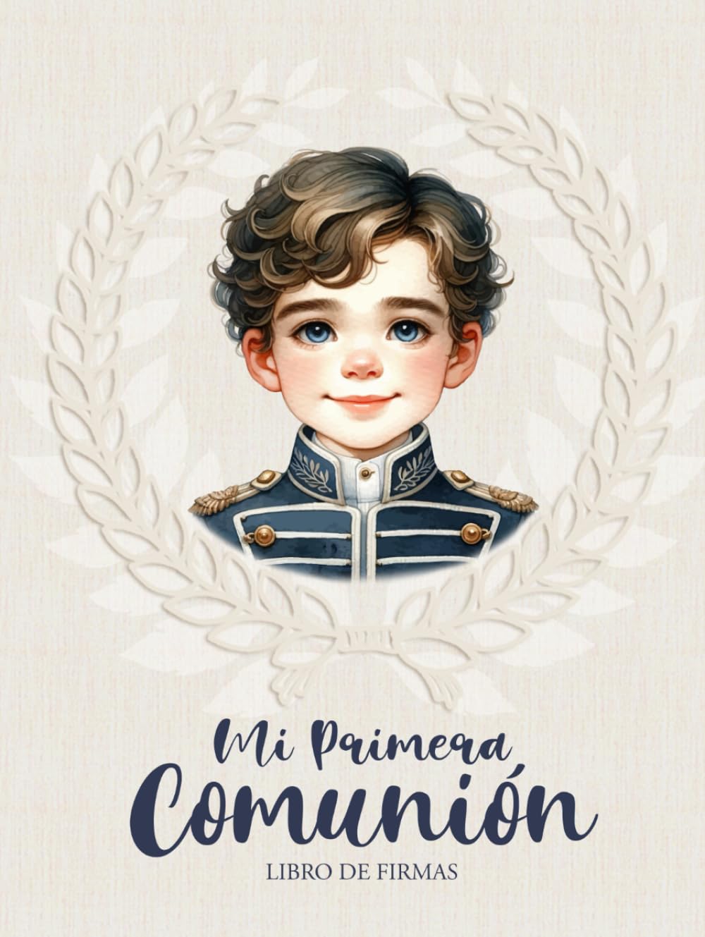 Livre d'or première communion garçon au design unique et personnalisé