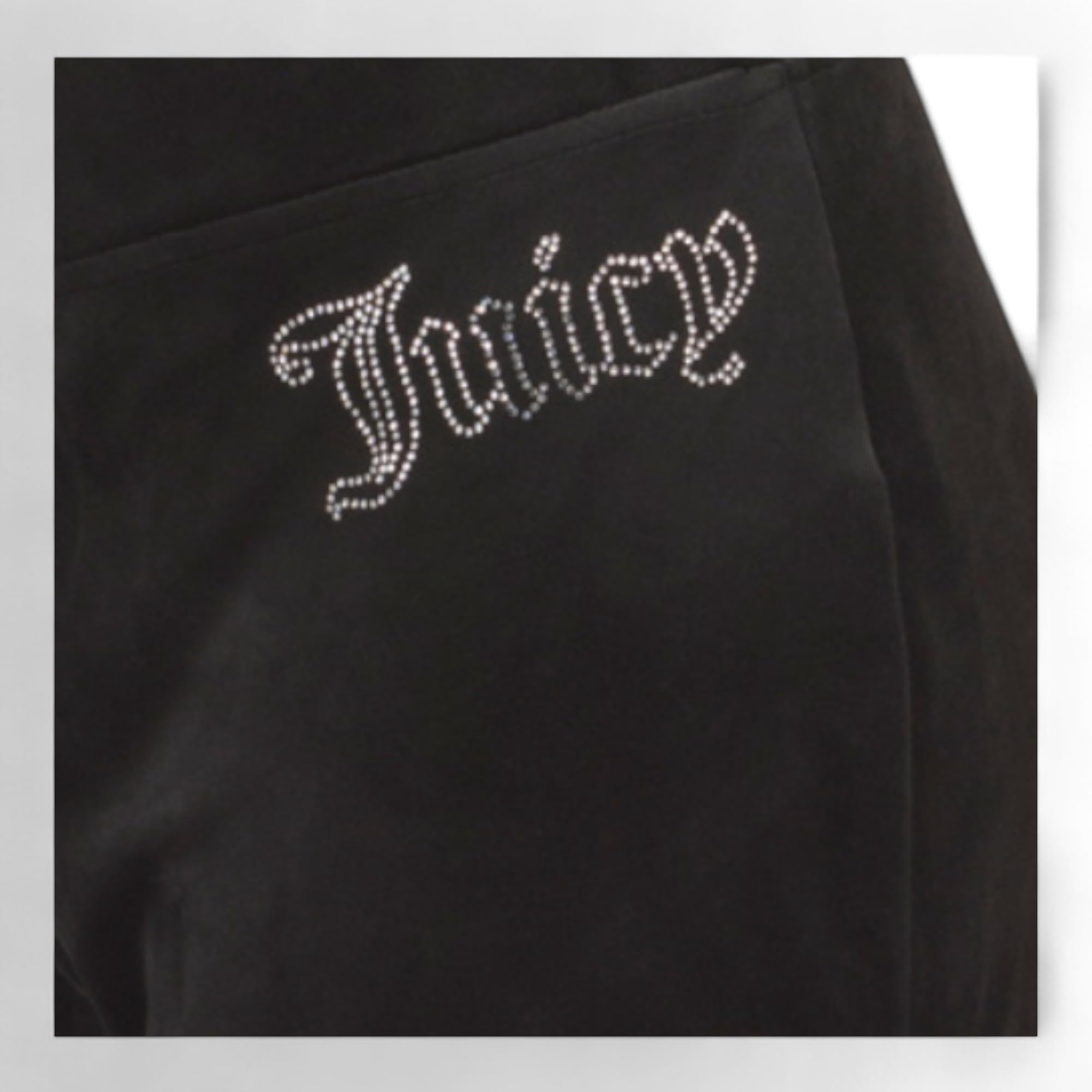Juicy Couture Hallow Bling - Pantalones deportivos de terciopelo para mujer