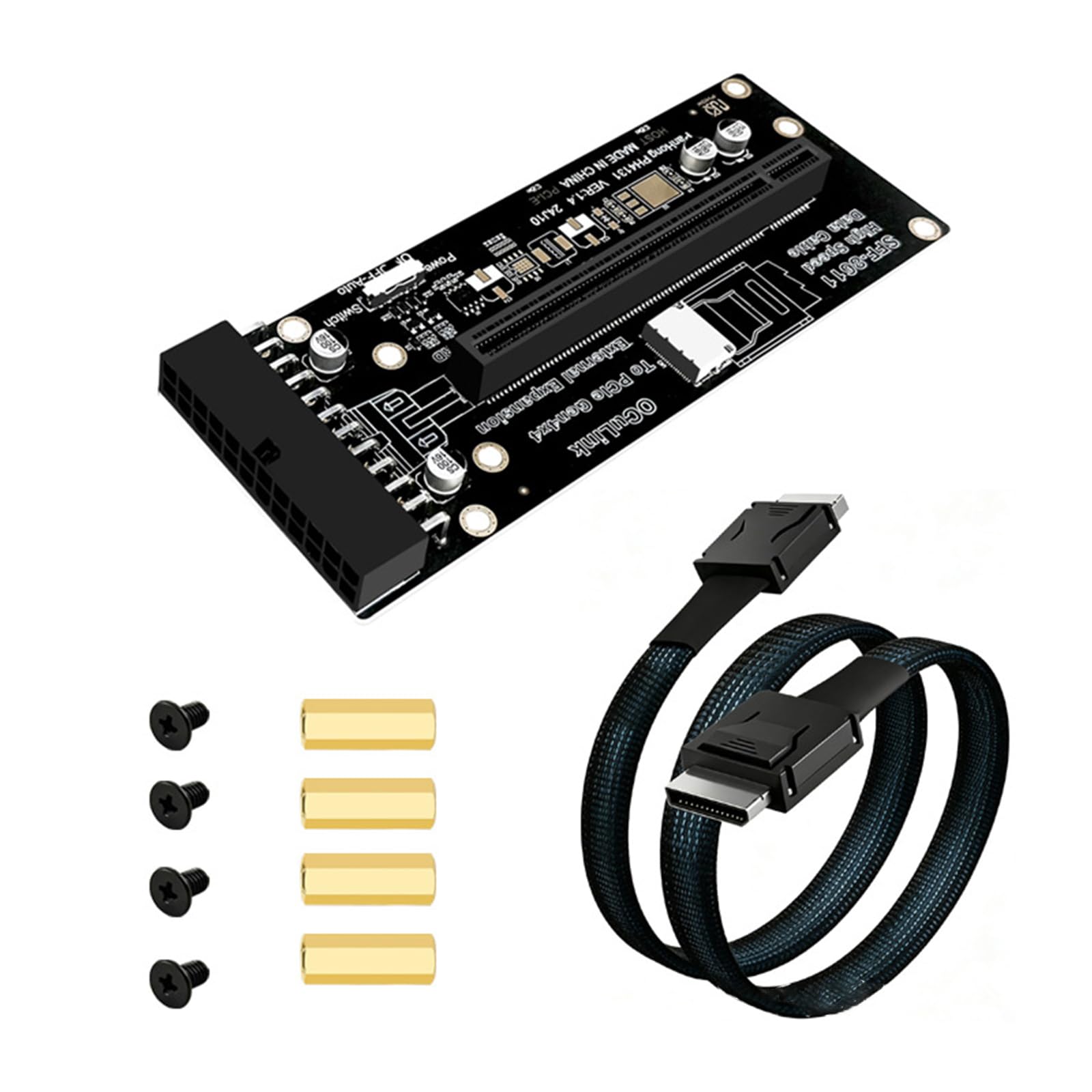 Adaptador de almacenamiento de tarjeta SFF-8612 a PCIE4.0 X16