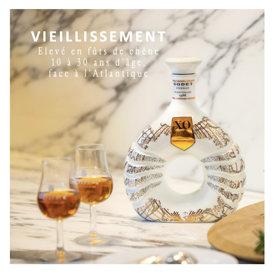 Godet XO TERRE mit Geschenkverpackung Cognac (1 x 0.7 l)